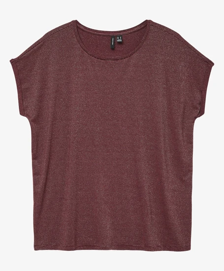VERO MODA T-shirt LM VMLAVA GLITTER SS TOP ST