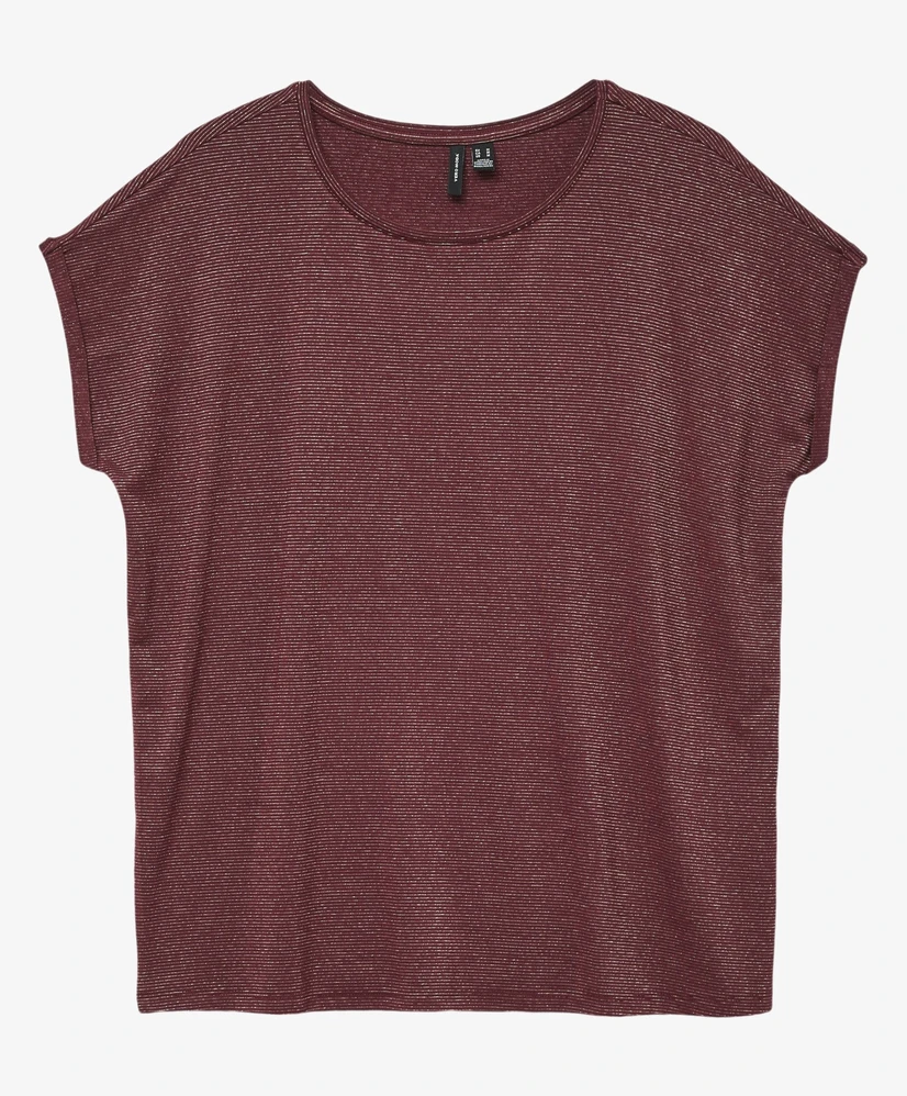 VERO MODA T-shirt LM VMLAVA GLITTER SS TOP ST