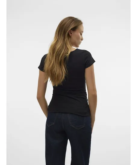 VERO MODA T-Shirt Soft Zwart