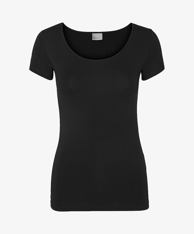 VERO MODA T-Shirt Soft Zwart
