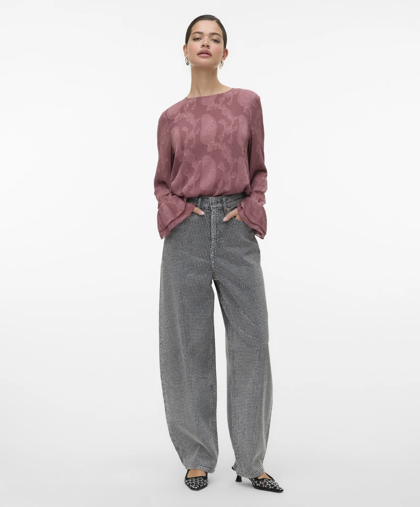 VERO MODA Top VMMISHI LS TOP WVN