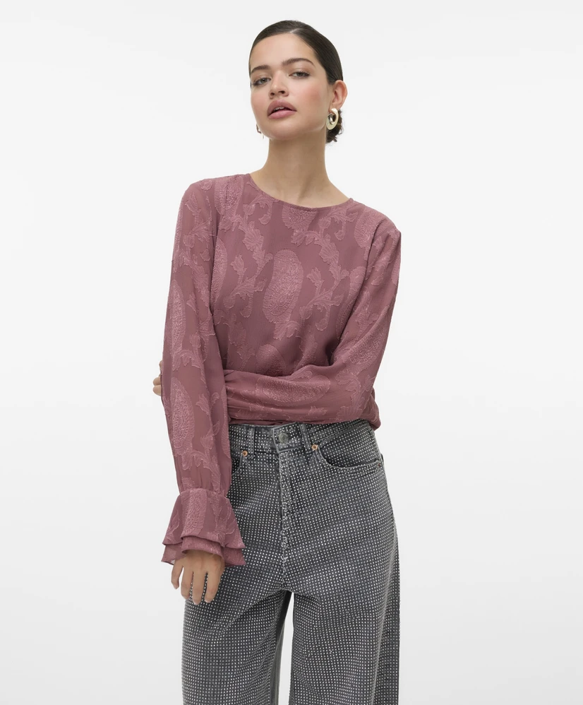 VERO MODA Top VMMISHI LS TOP WVN