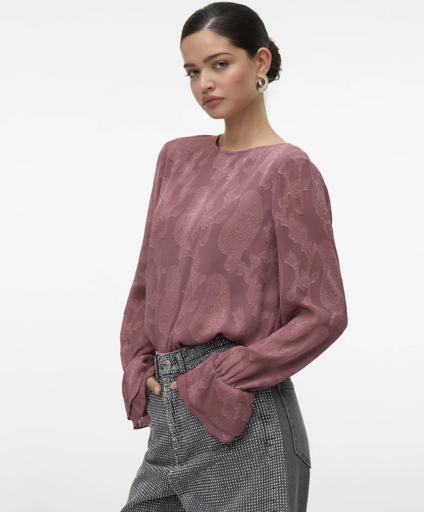 VERO MODA Top VMMISHI LS TOP WVN