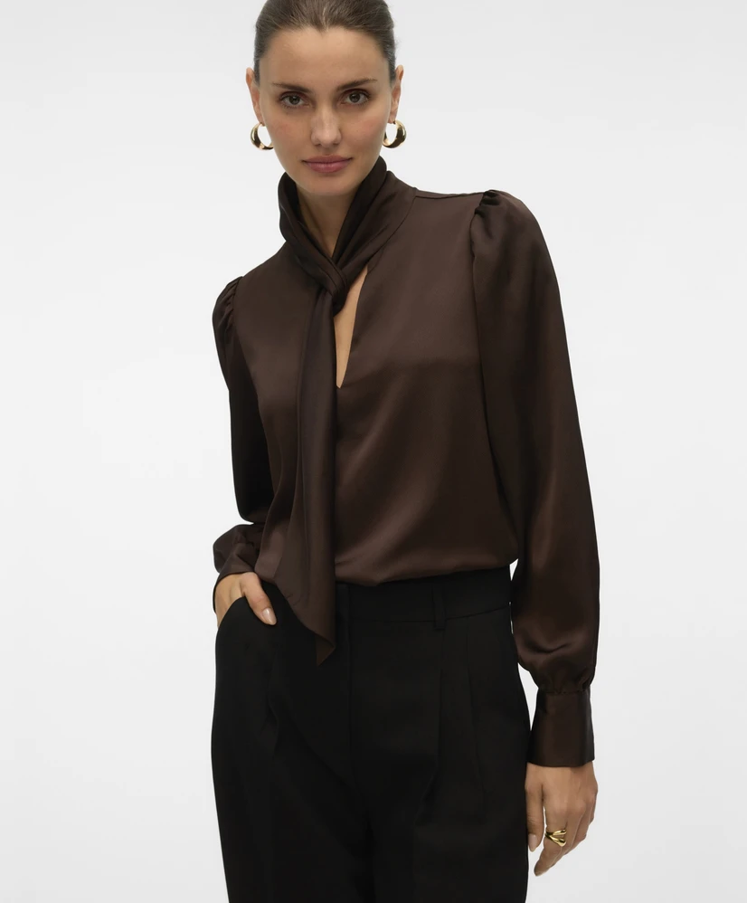 VERO MODA Top VMNINI CIA LS TOP WVN GA