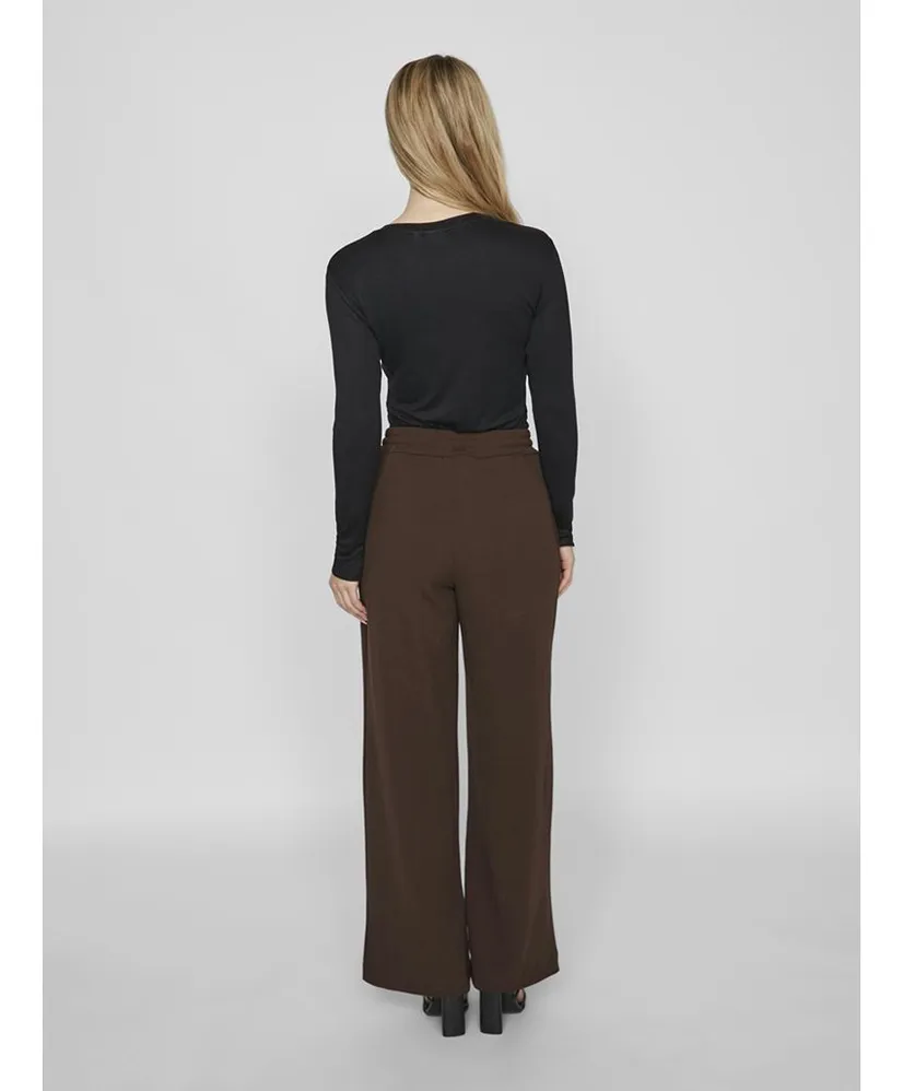 VILA Broek VICLUA HW WIDE PANTS-NOOS
