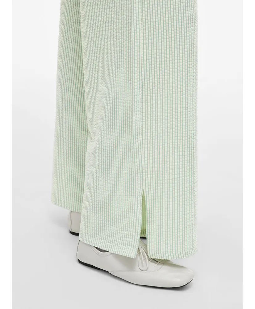 VILA Broek VISTRIPLO HW WIDE PANTS