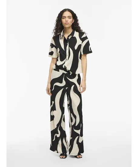 VILA Broek VIZEYA ZERA HW WIDE PANTS/DFS
