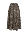 VILA Rok Midi Valencia Lio Leopard