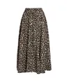 VILA Rok Midi Valencia Lio Leopard
