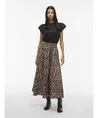 VILA Rok Midi Valencia Lio Leopard