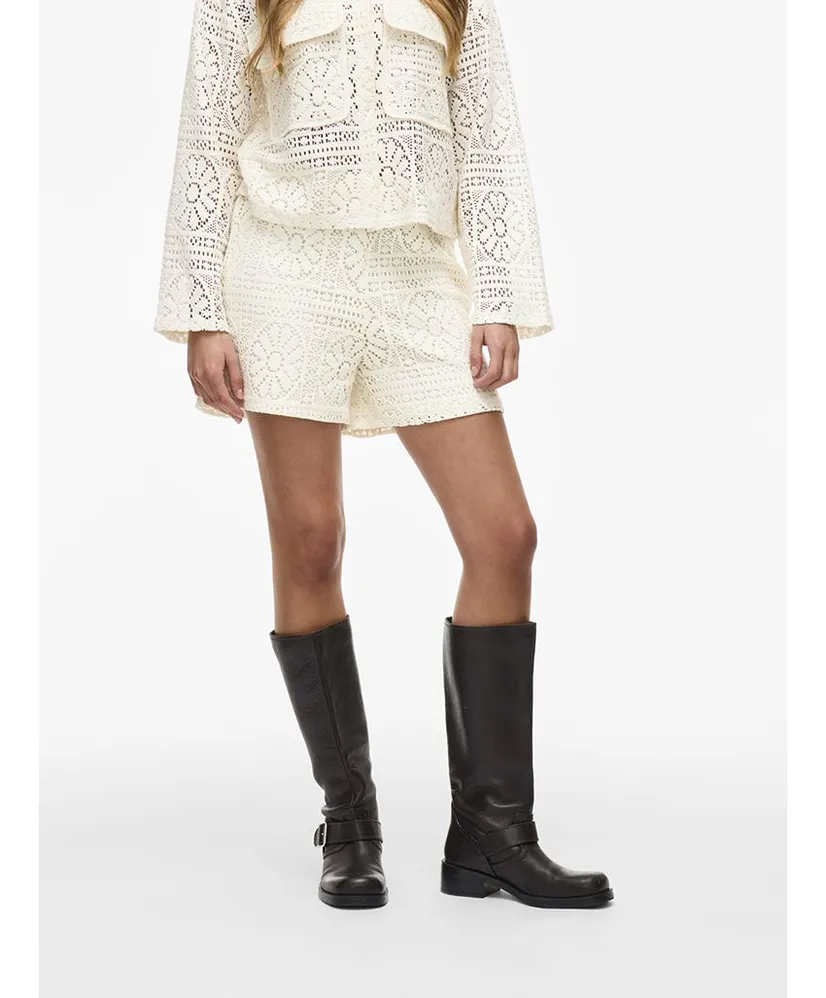 VILA Short Merinda Crochet