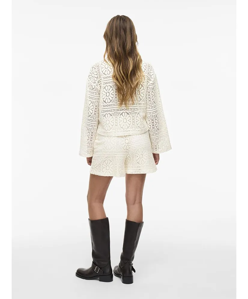VILA Short Merinda Crochet