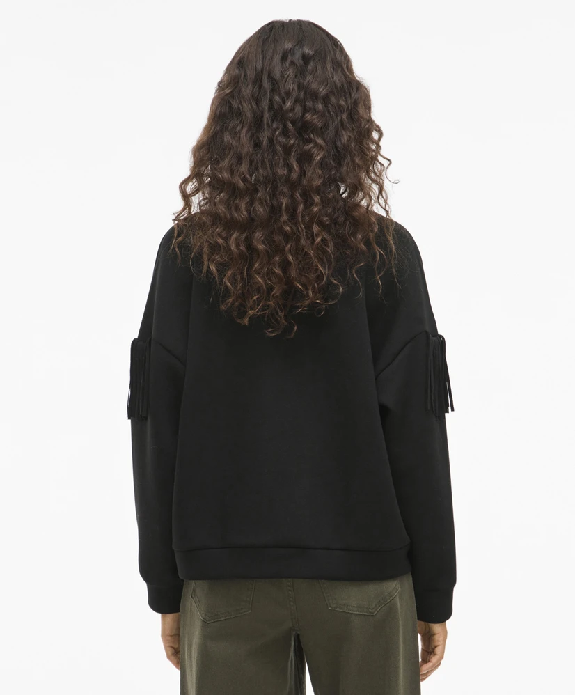 VILA Sweater Reflect Fringe