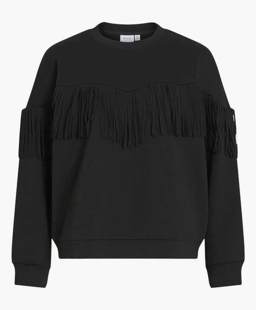 VILA Sweater Reflect Fringe