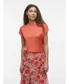 VILA T-shirt Ellette Satin