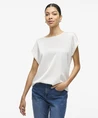 VILA T-shirt Ellette Satin