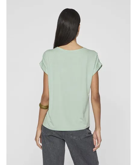 VILA T-shirt Ellette Satin