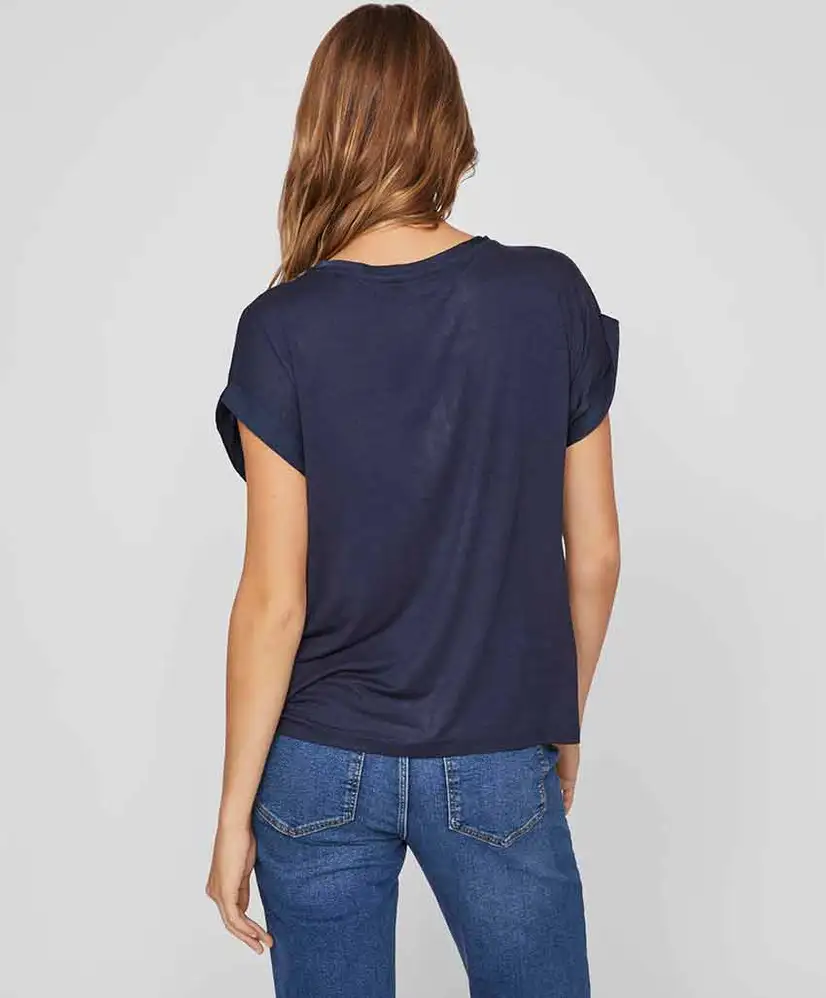 VILA T-Shirt Ellette Satin