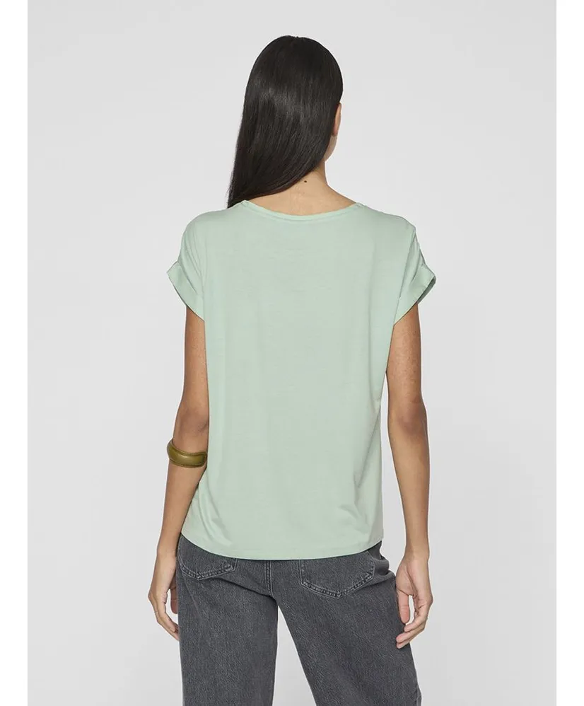 VILA T-shirt Ellette Satin