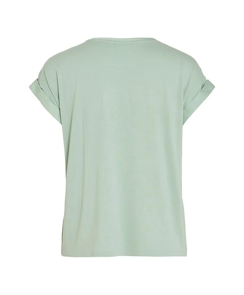 VILA T-shirt Ellette Satin