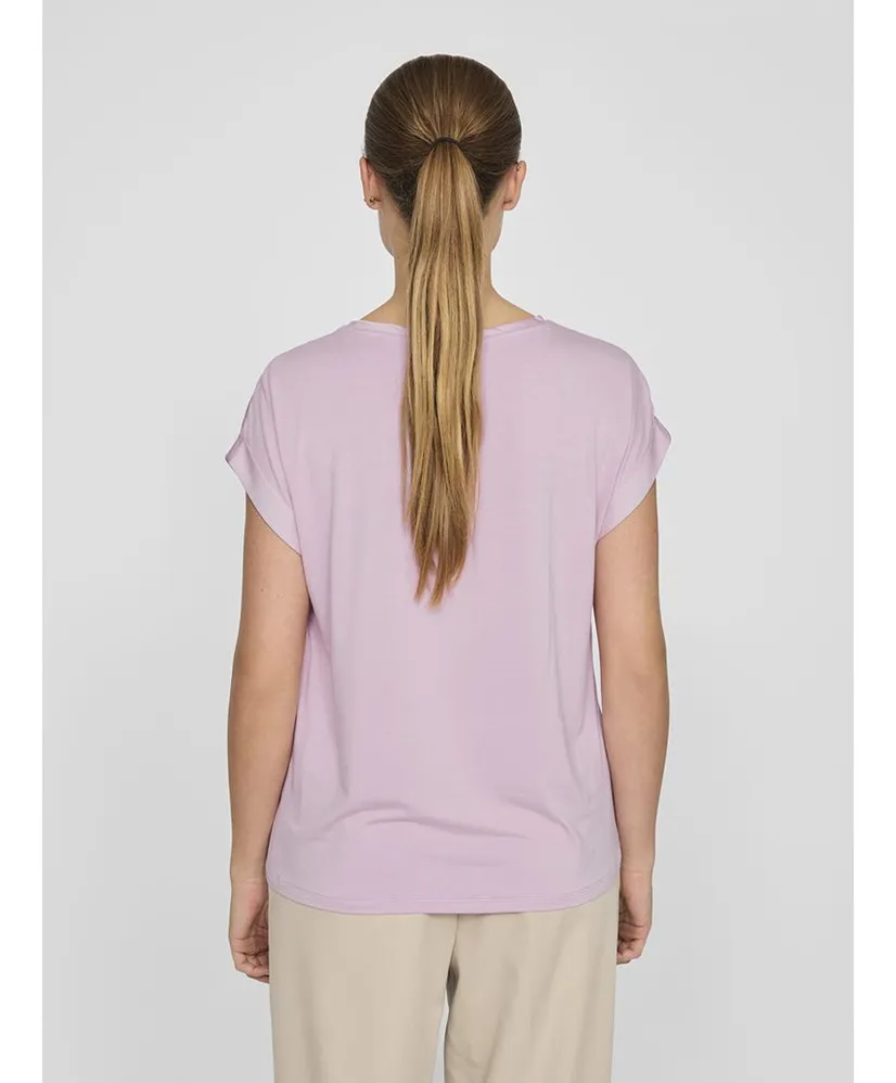 VILA T-shirt Ellette Satin