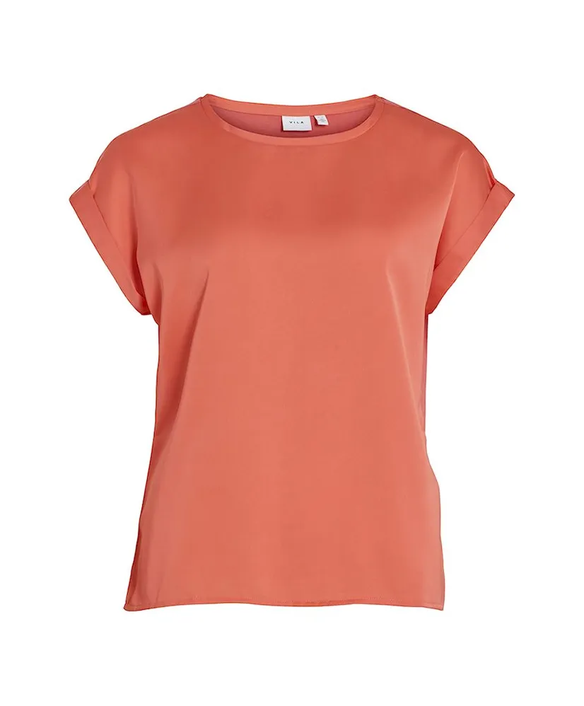 VILA T-shirt Ellette Satin