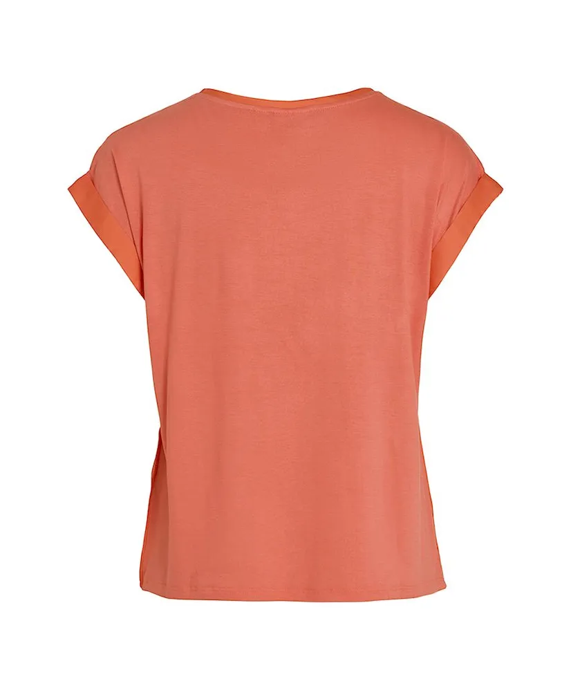 VILA T-shirt Ellette Satin