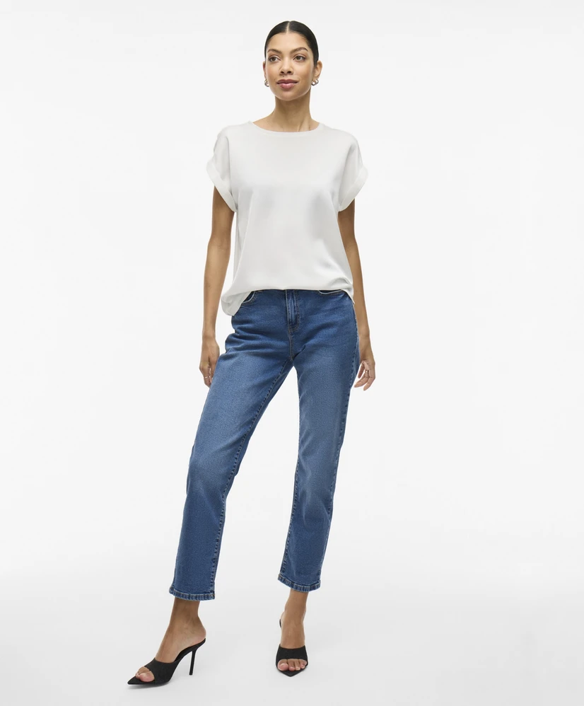 VILA T-shirt Ellette Satin