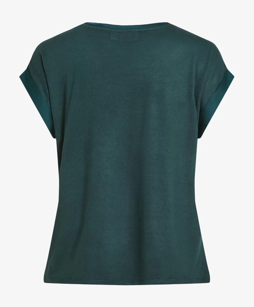 VILA T-shirt Ellette Satin