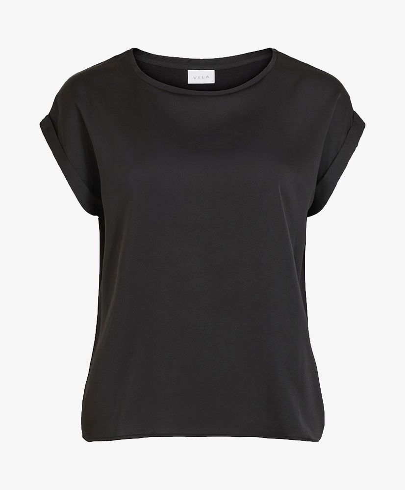 VILA T-shirt Satin Basic