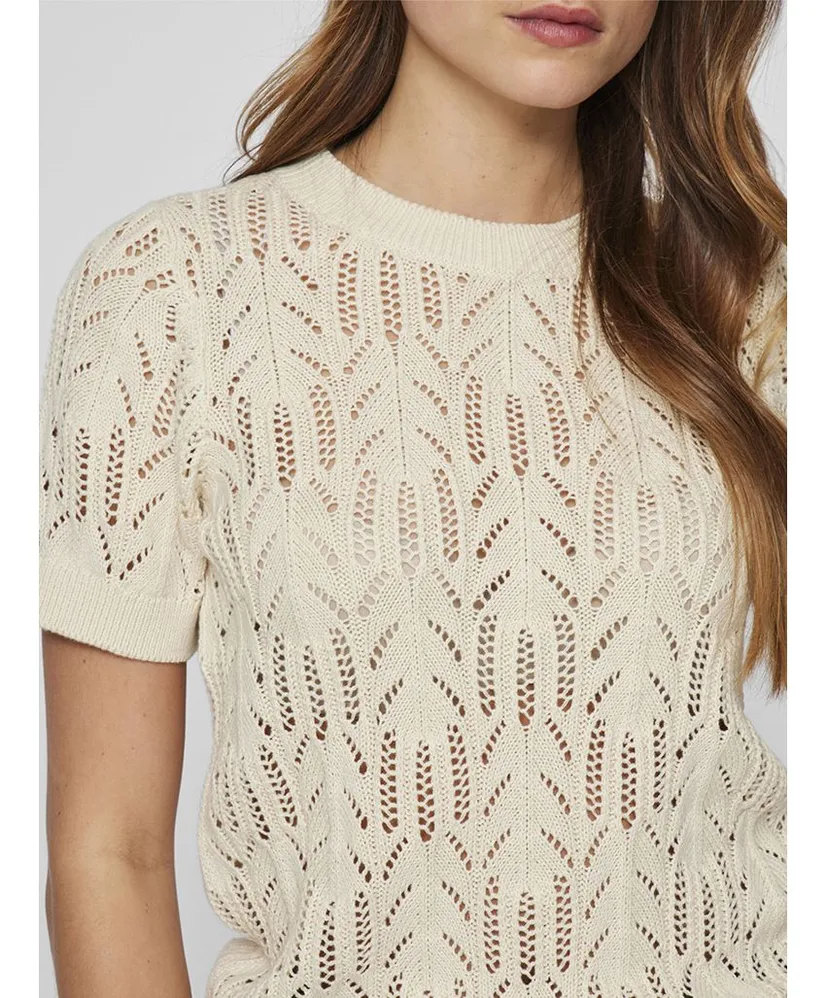VILA Top Cotti Knit