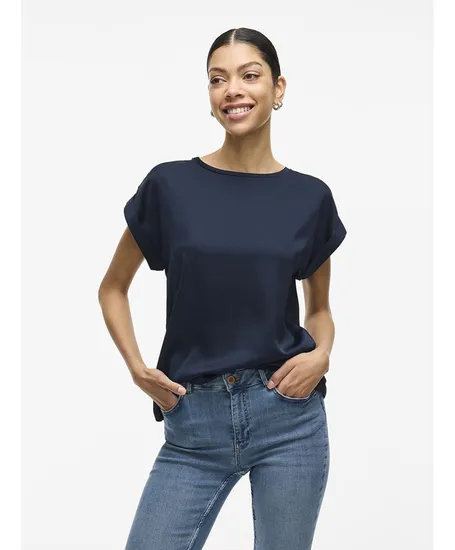 VILA Top Ellette Satin