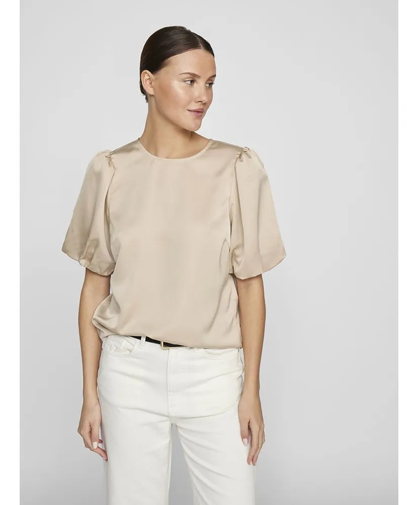 VILA Top Ellette Satin
