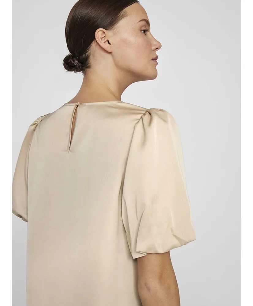 VILA Top Ellette Satin