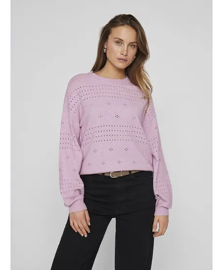 VILA Trui Ril Pointelle Knit