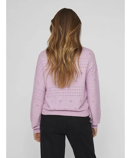 VILA Trui Ril Pointelle Knit