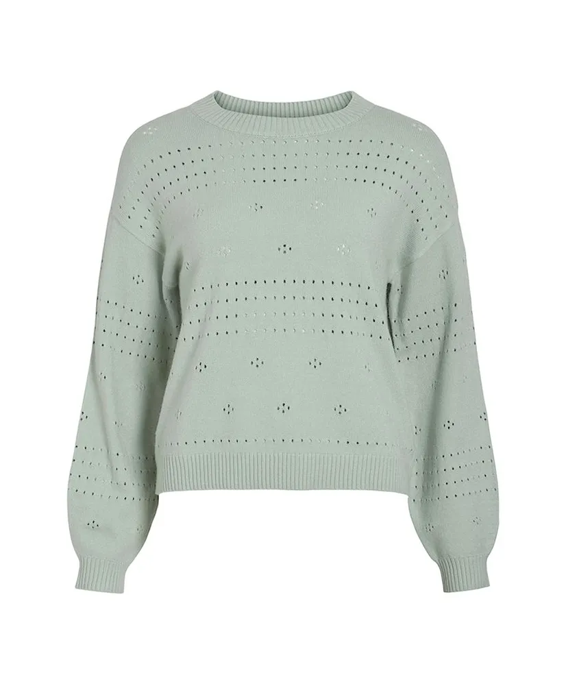 VILA Trui Ril Pointelle Knit