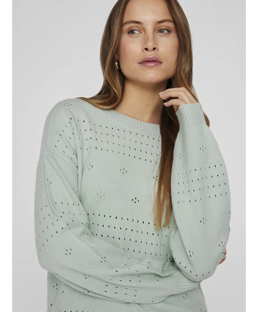 VILA Trui Ril Pointelle Knit