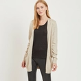 VILA Vest Knit Cardigan Beige