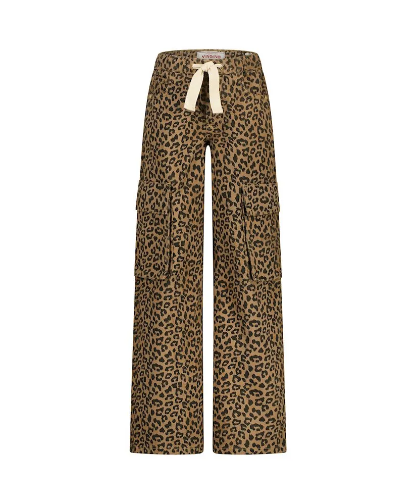 Vingino Cargo Jeans Cassie Leopard
