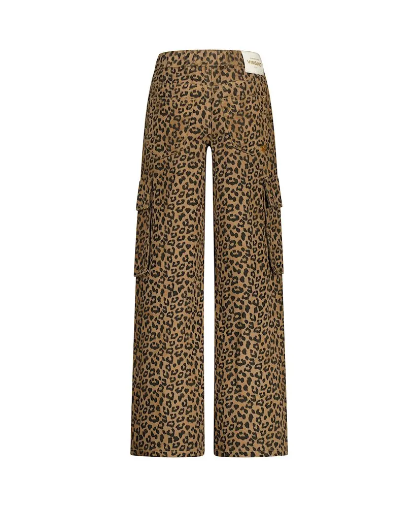 Vingino Cargo Jeans Cassie Leopard