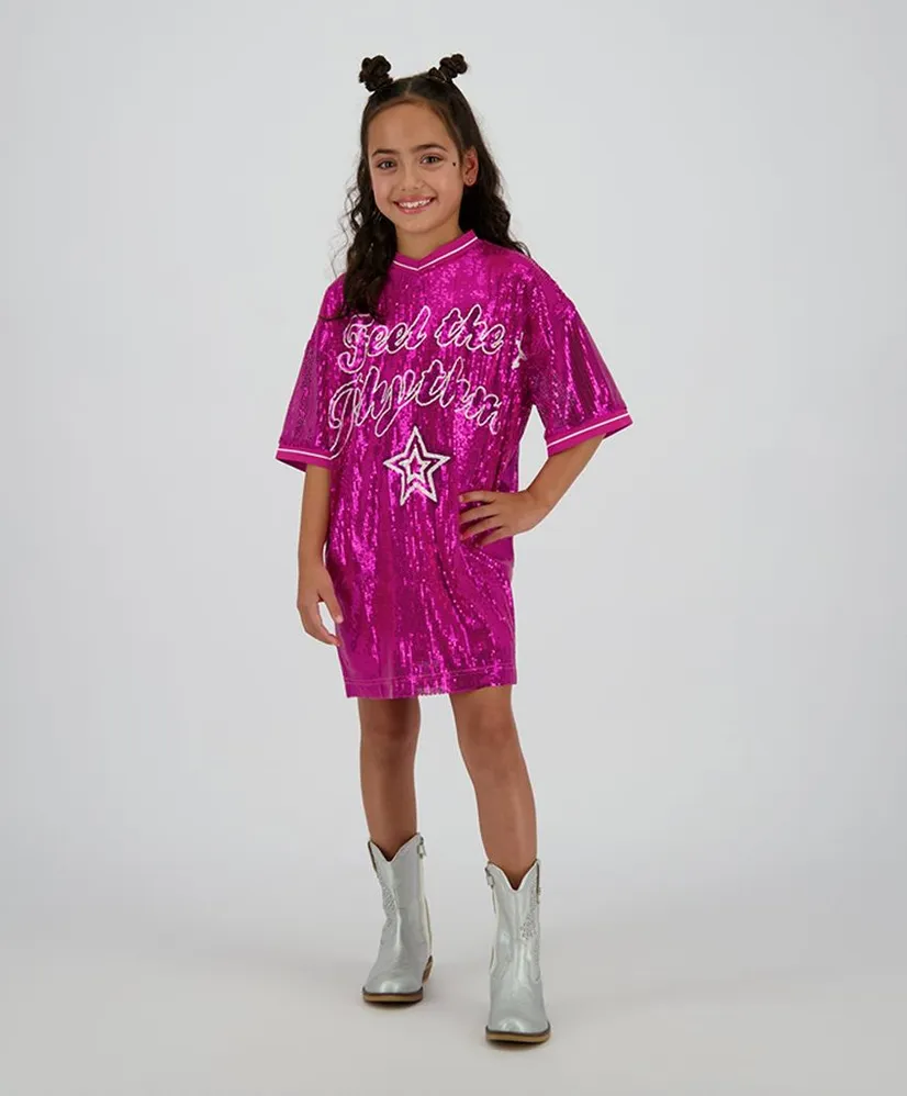 Vingino T-shirt Jurk Feel The Rhythm