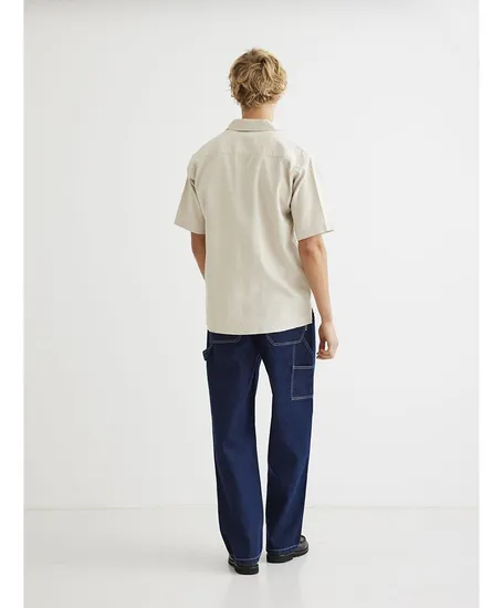 Woodbird Overhemd Banks Loose Fit