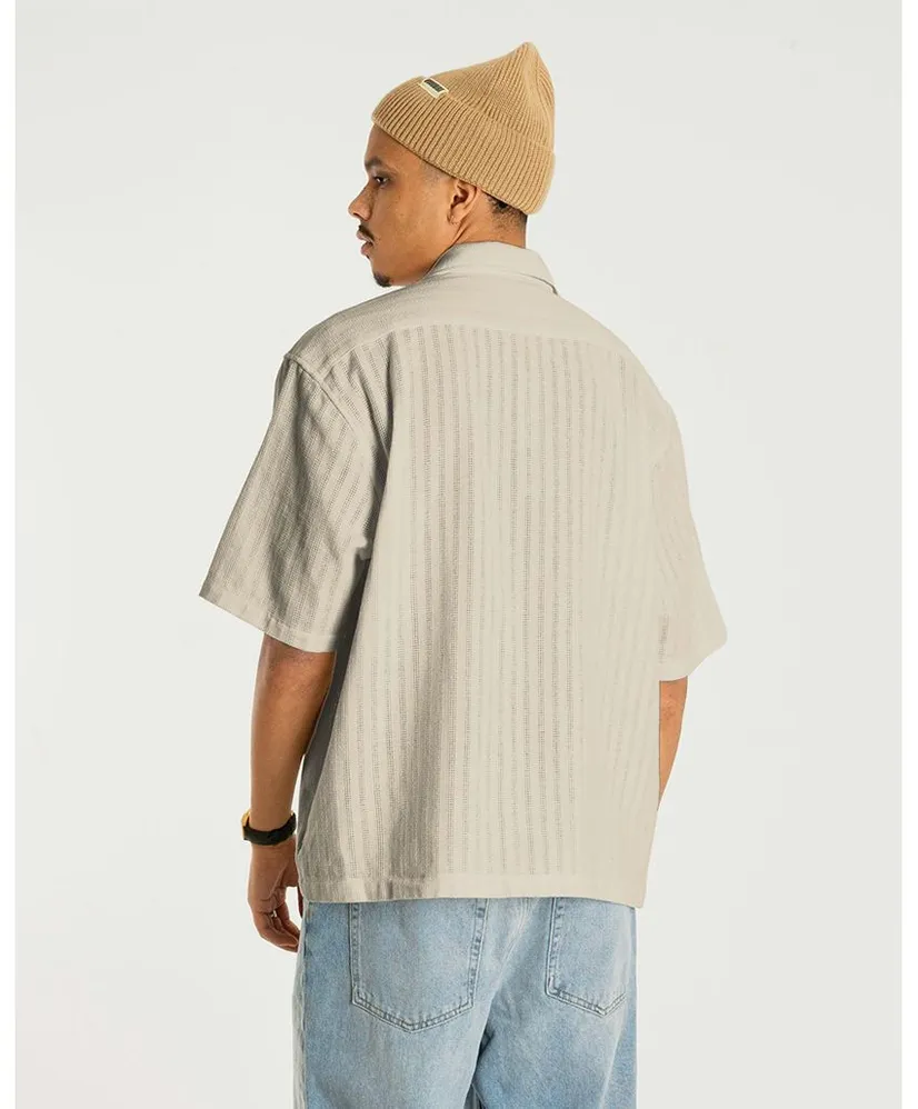 Woodbird Overhemd Wang Chuke Loose Fit