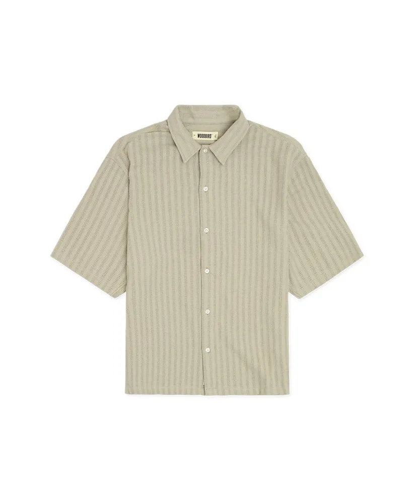 Woodbird Overhemd Wang Chuke Loose Fit