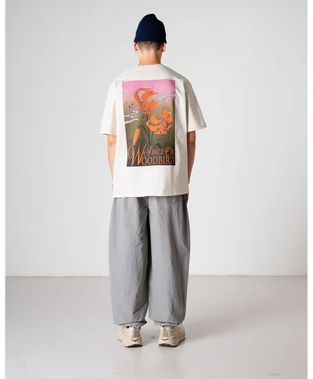 Woodbird T-shirt Baine Flower