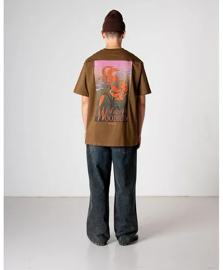 Woodbird T-shirt Baine Flower