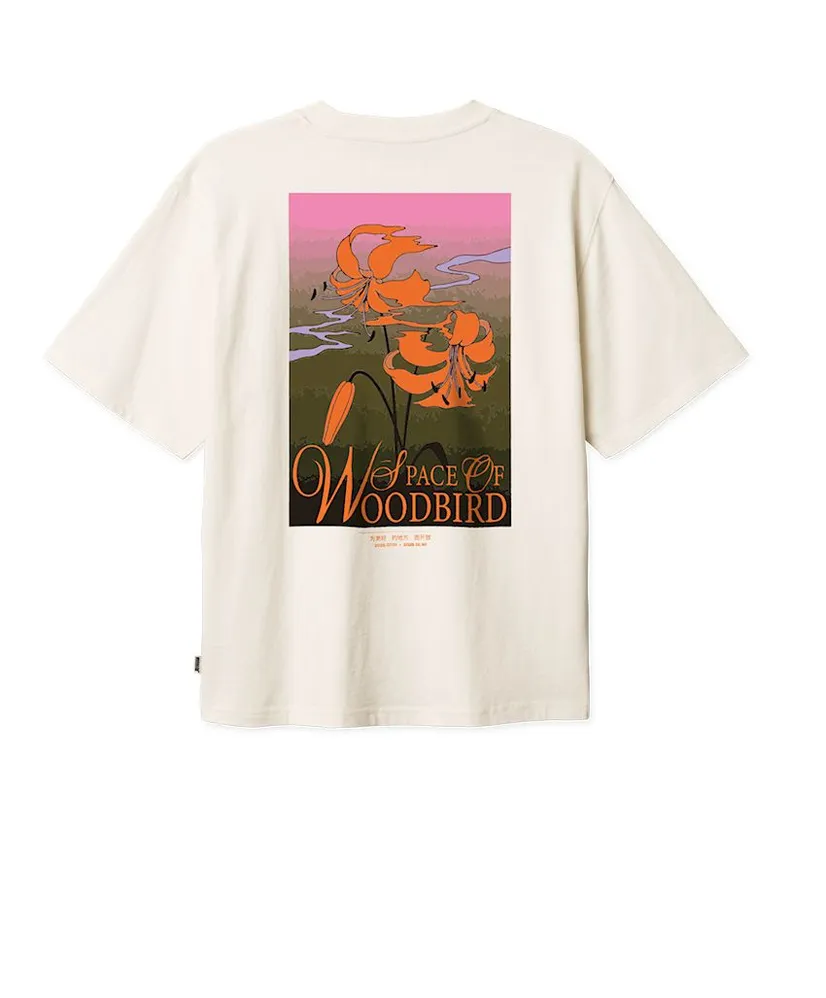 Woodbird T-shirt Baine Flower