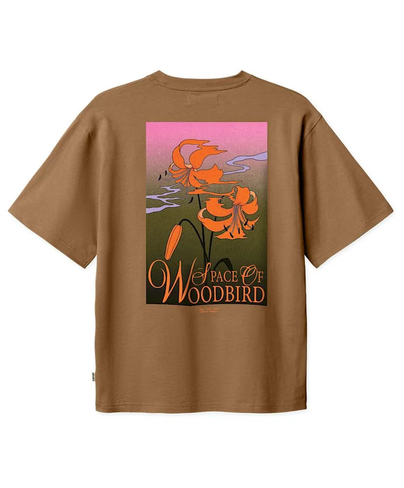 Woodbird T-shirt Baine Flower