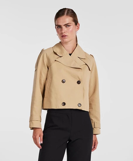 Y.A.S Trenchcoat Cropped Veneda